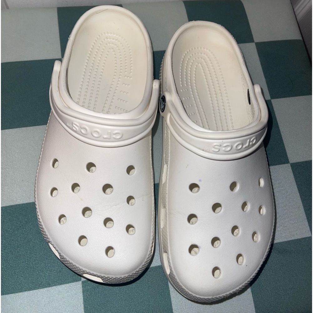 White Crocs